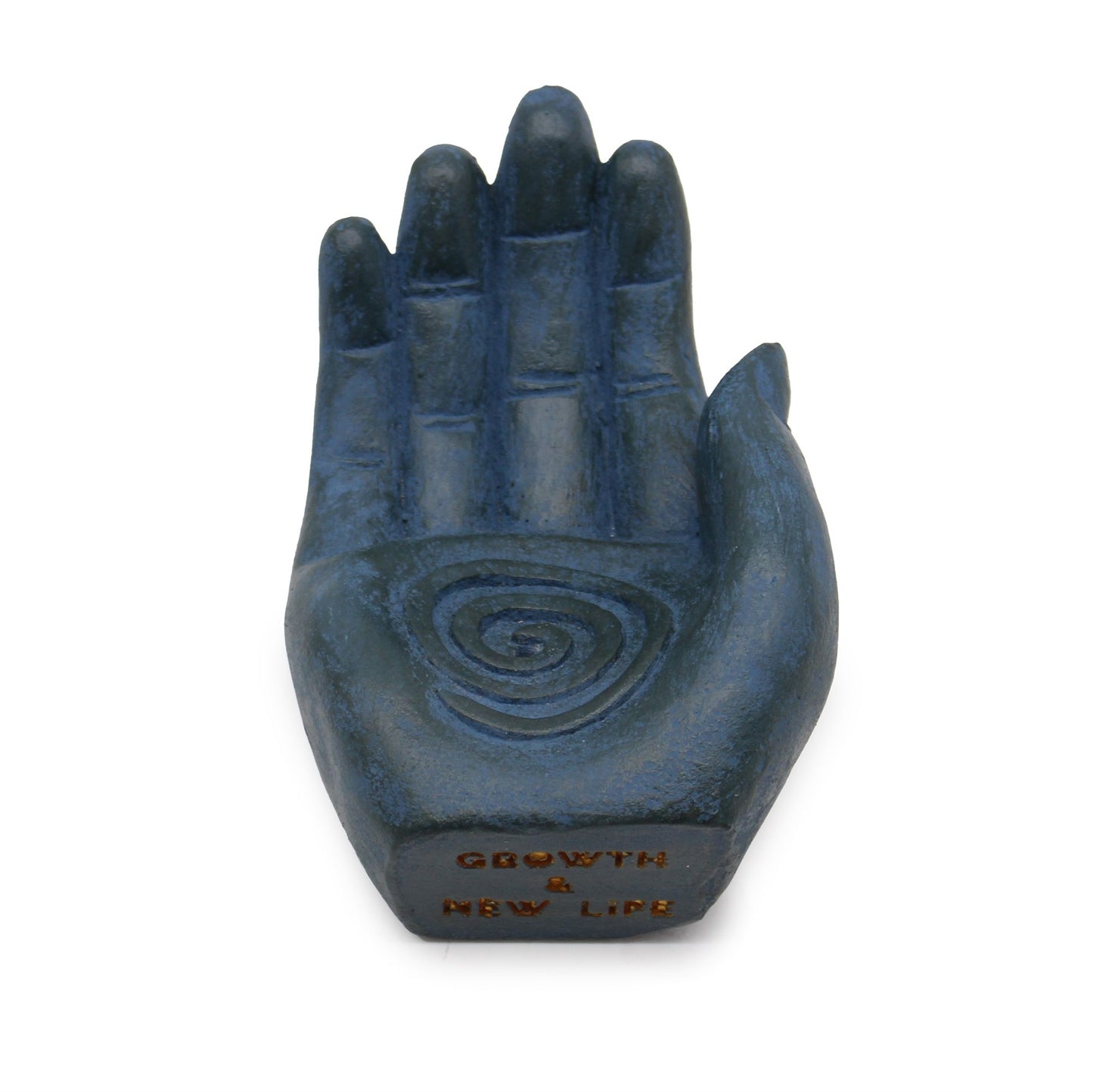 Hand Räucherstäbchen-Halter – Fruchtbarkeit (Blau)
