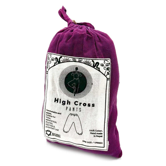 Yoga & Festival Hose – High Cross Himalayan Print – Lila