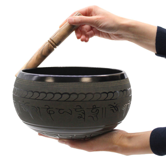 Extra Laute Tibetische Klangschale – Fünf Buddhas