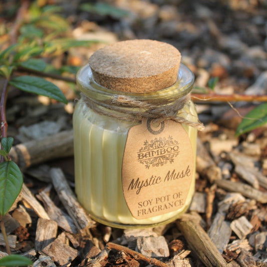 Sojakerze im Glas – Mystischer Moschus | Soy Pot of Fragrance