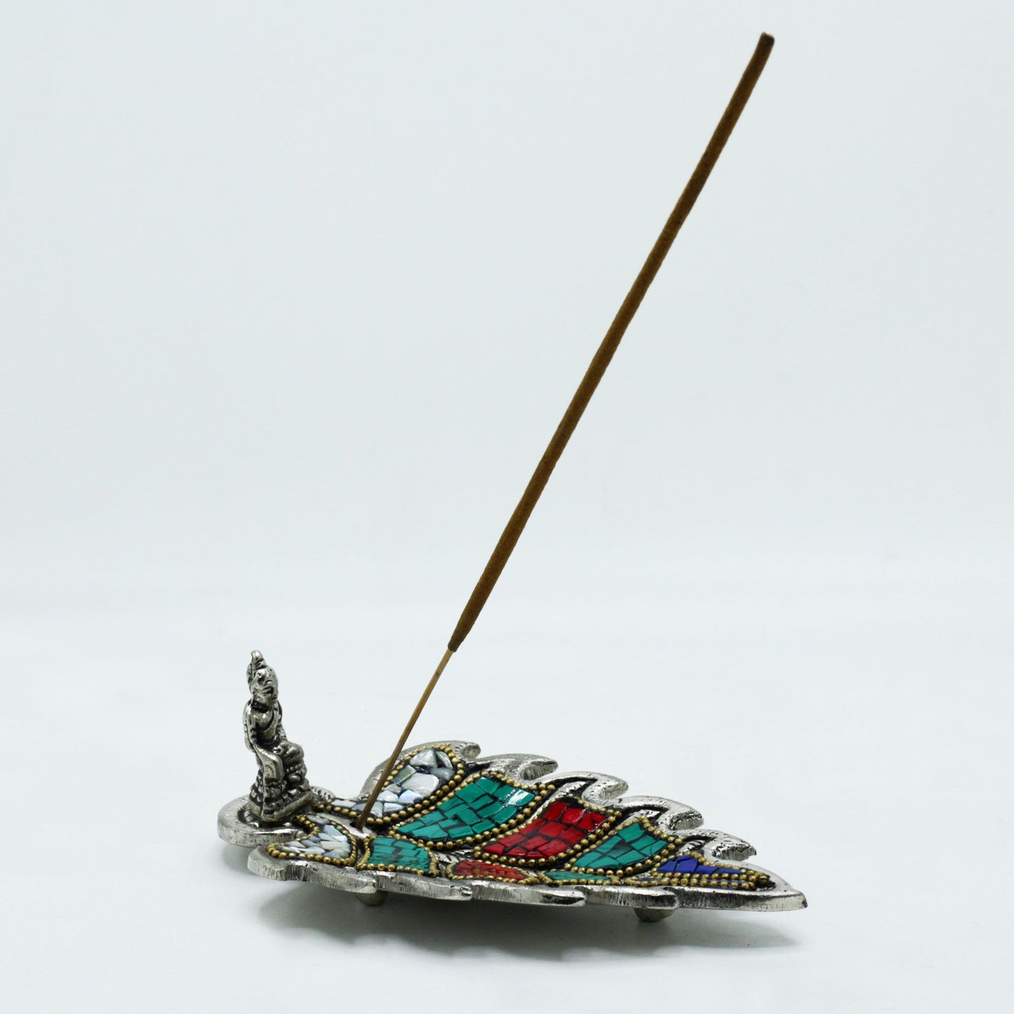 Buddha Blatt Tibetischer Räucherstäbchen-Halter