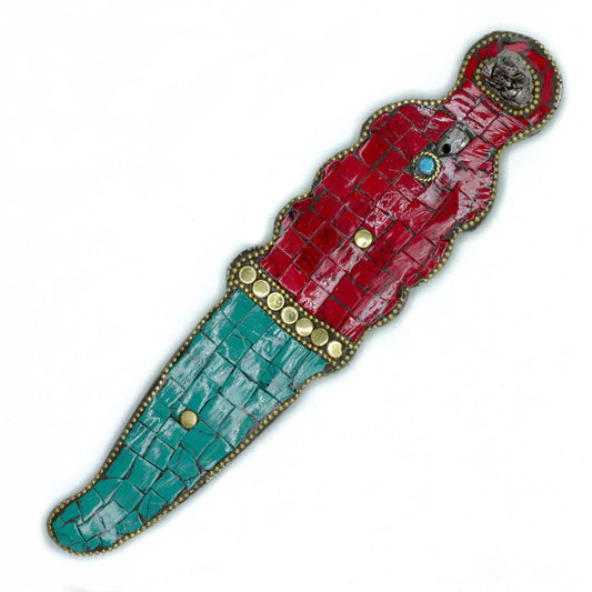 Buddha Langer Dolch Tibetischer Räucherstäbchen-Halter