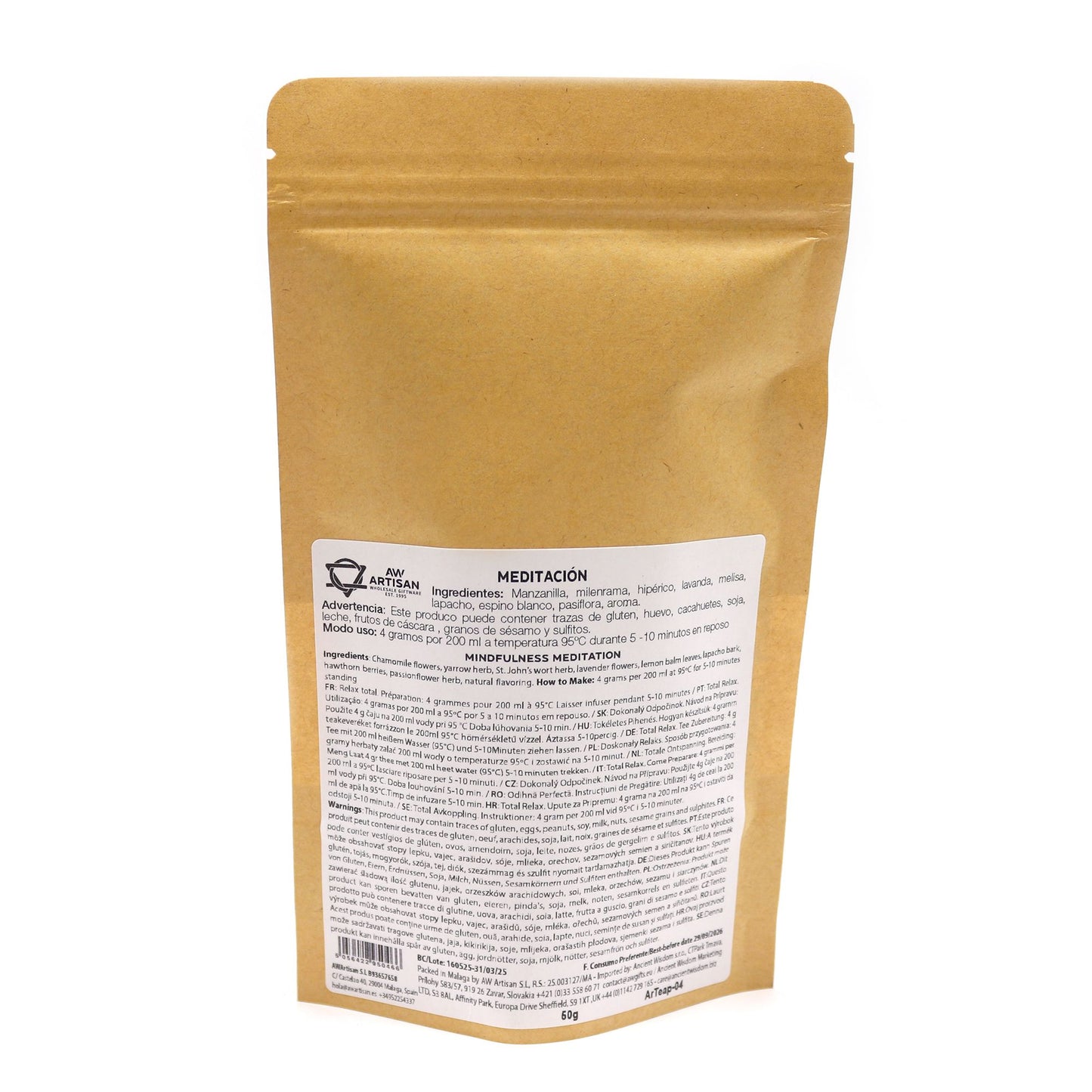 50g Kräutertee – Kamille, Zitrone & Lavendel | Mindfulness Meditation