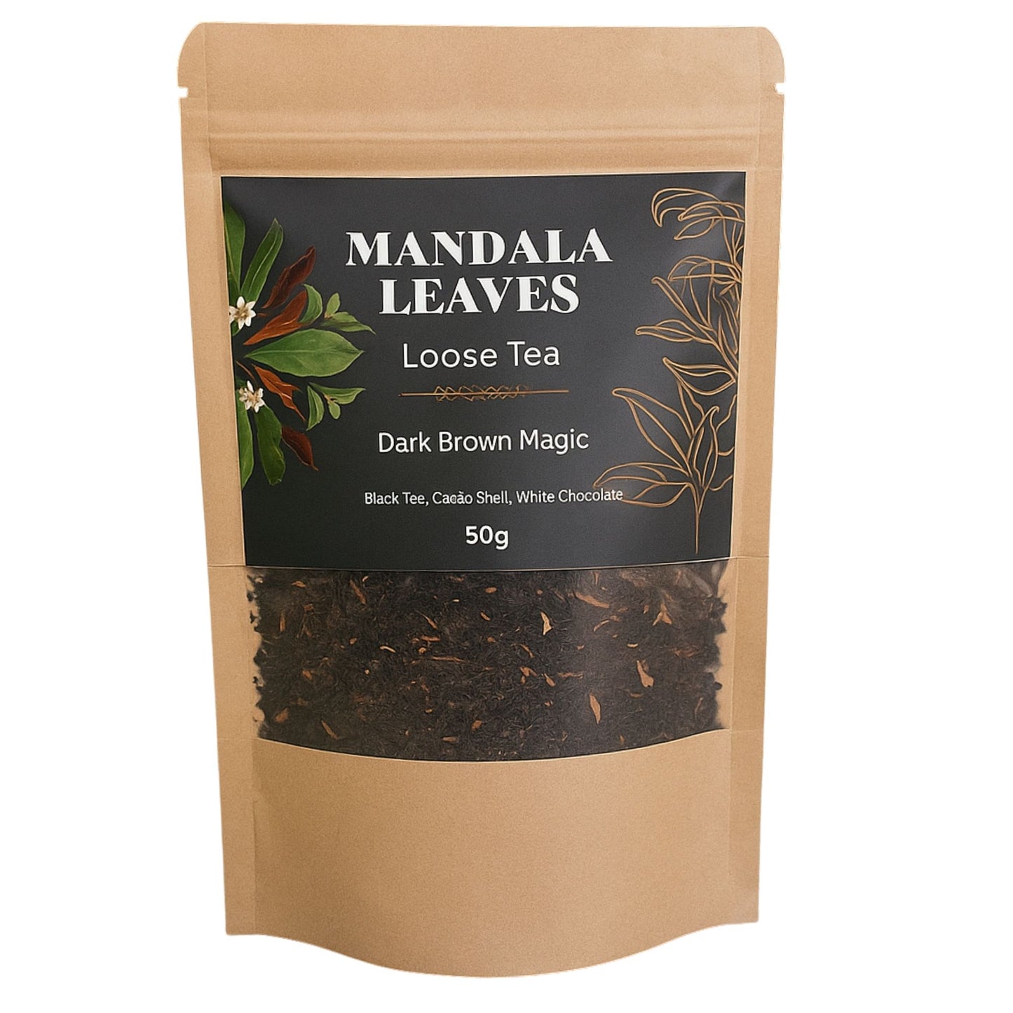 50g Schwarztee – Schokolade & Brownie | Dark Brown Magic