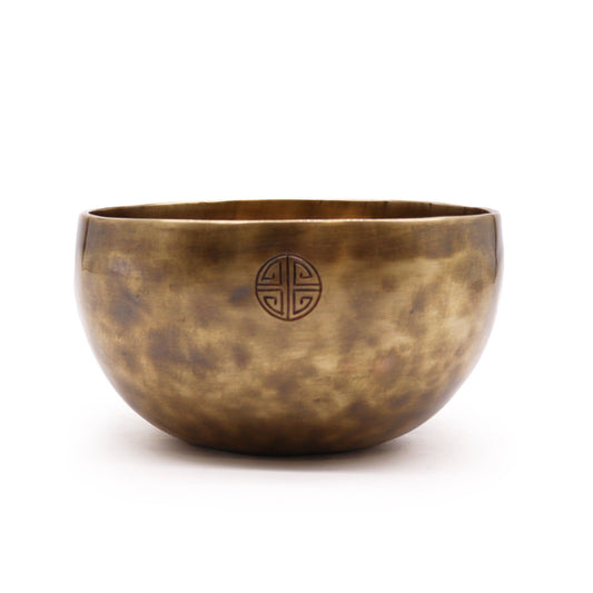 Nepalesische Mond-Klangschale – Groß 17cm (ca. 850g)