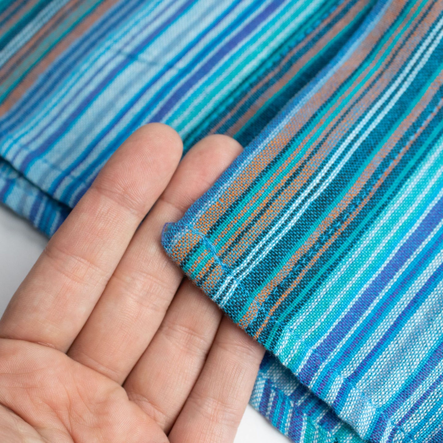 Nomad Sari Grandad Shirt – Türkis – Größe XL