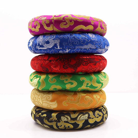 Klangschalen-Ring-Kissen 16cm – Zufällige Farbe (für 18-20cm Klangschalen)