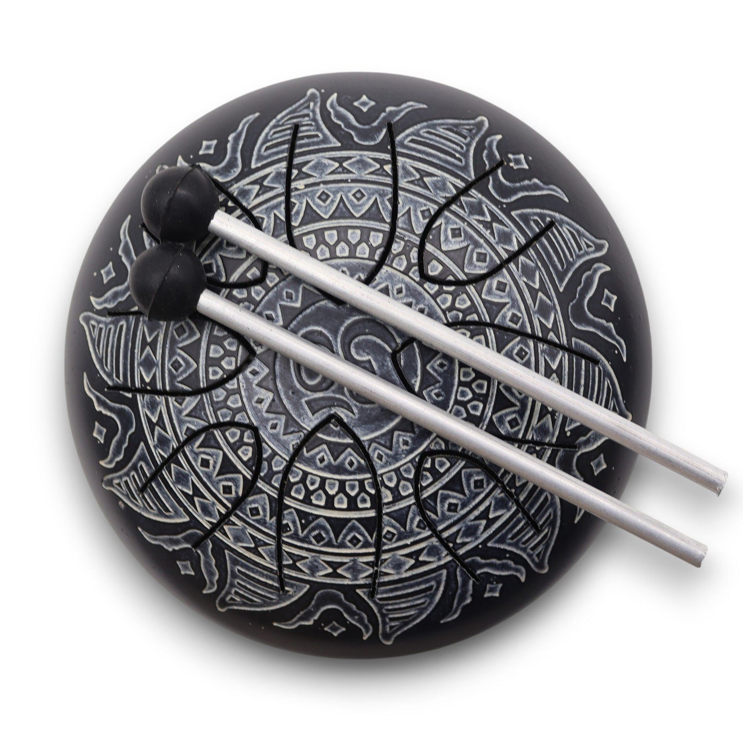 Zungentrommel Mandala Gravur 16cm