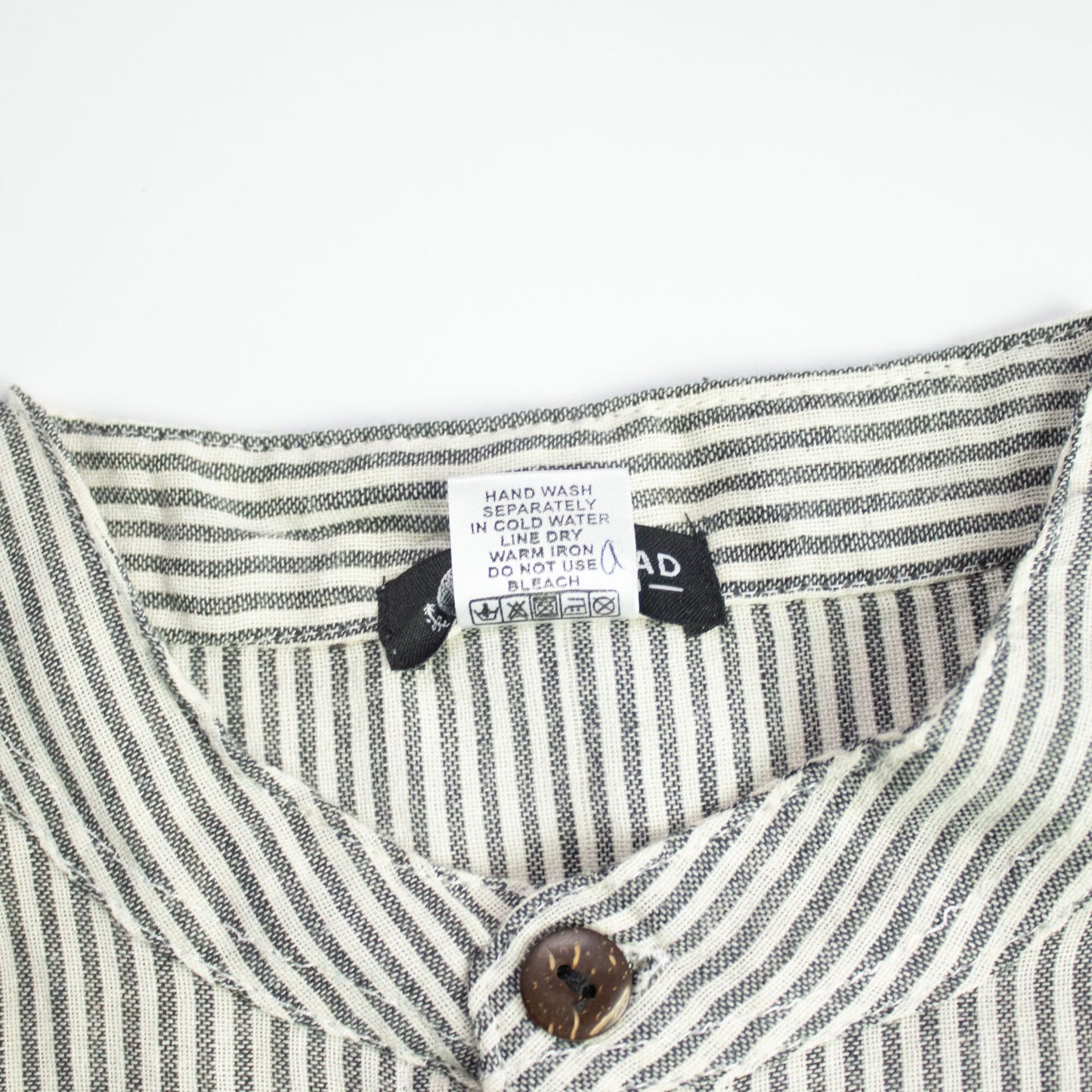 Nomad Sari Grandad Shirt – Grey Stone – Größe M