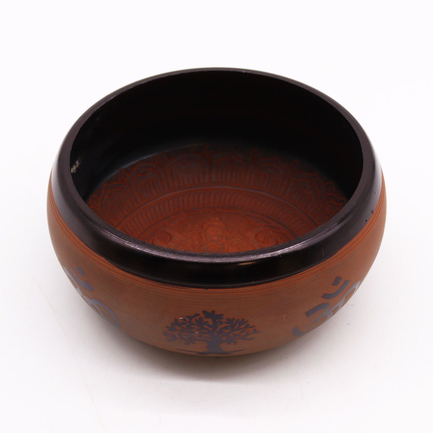 Earth Powder Klangschale – Ton Om Buddha 16cm