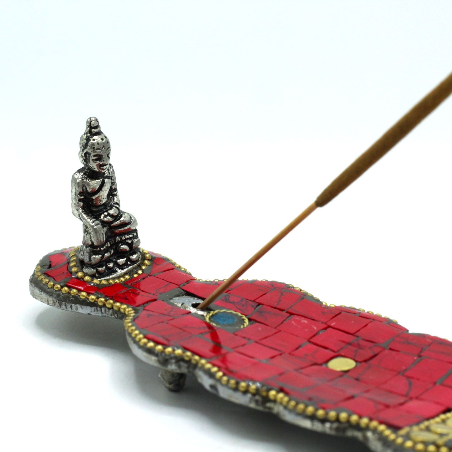 Buddha Langer Dolch Tibetischer Räucherstäbchen-Halter