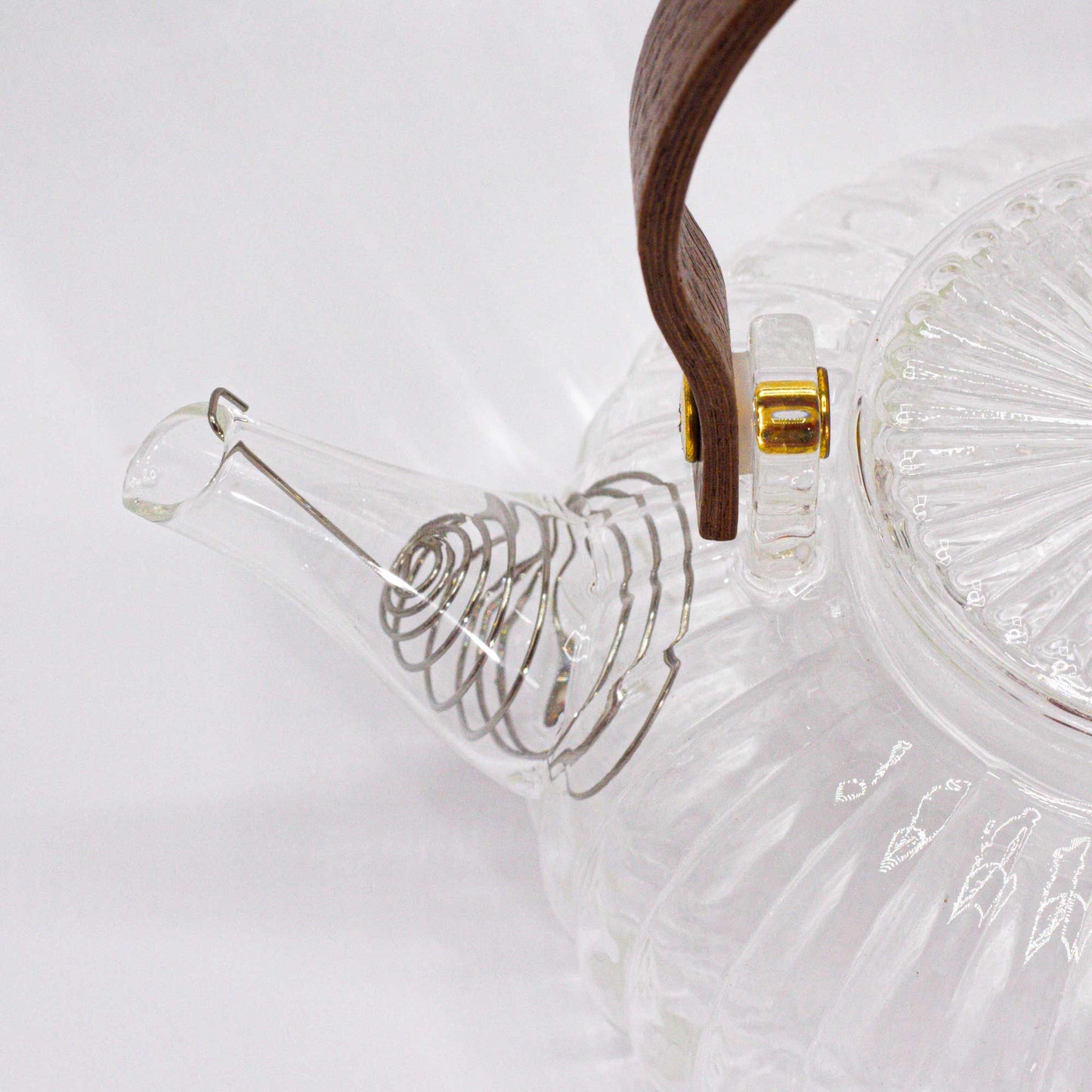 Glas-Teekanne Gerippte Perle Klar – 850ml