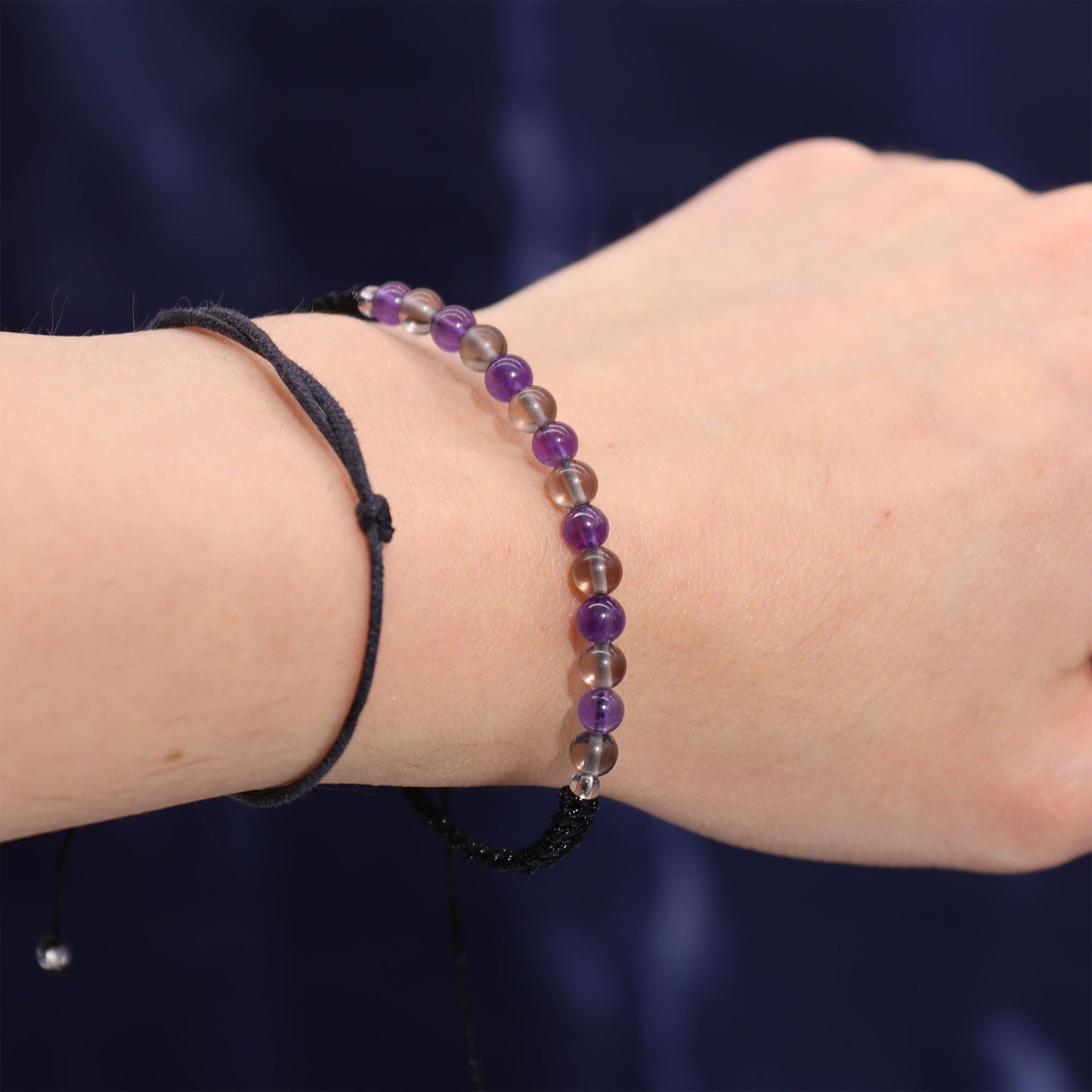Sternzeichen Kristallkerze & Edelstein-Armband – Steinbock (Capricorn)