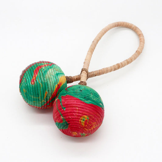 Maracas Rassel – Doppel Twist | Handgefertigtes Percussion-Instrument