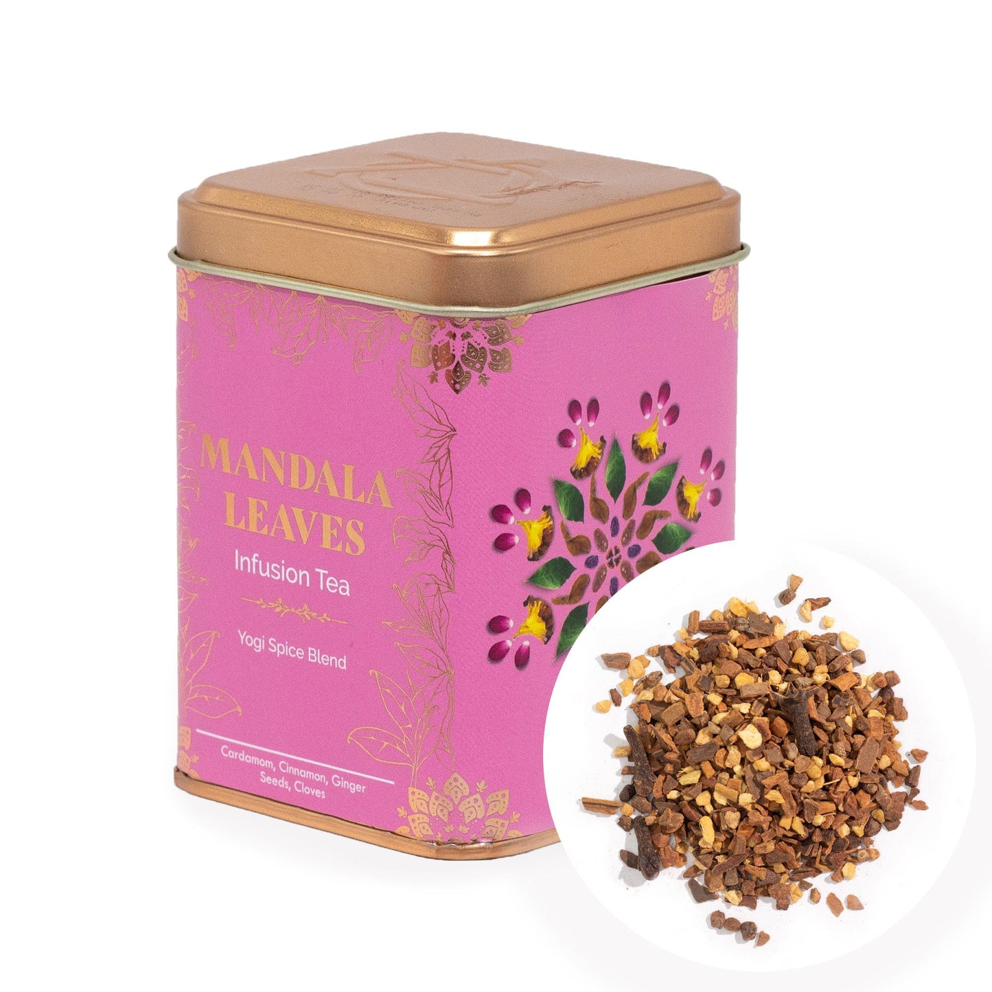 50g Gewürztee – Zimt, Ingwer & Kardamom | Yogi Spice Blend (Dose)