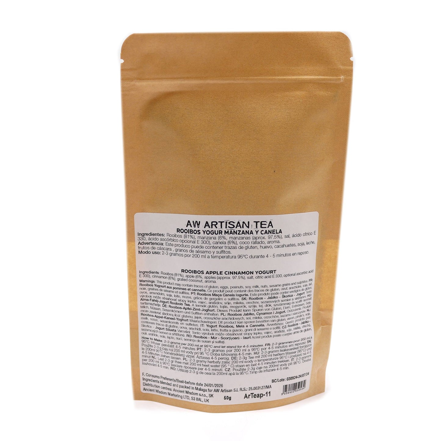 50g Rooibos Tee – Apfel, Zimt & Joghurt | Four Kingdoms