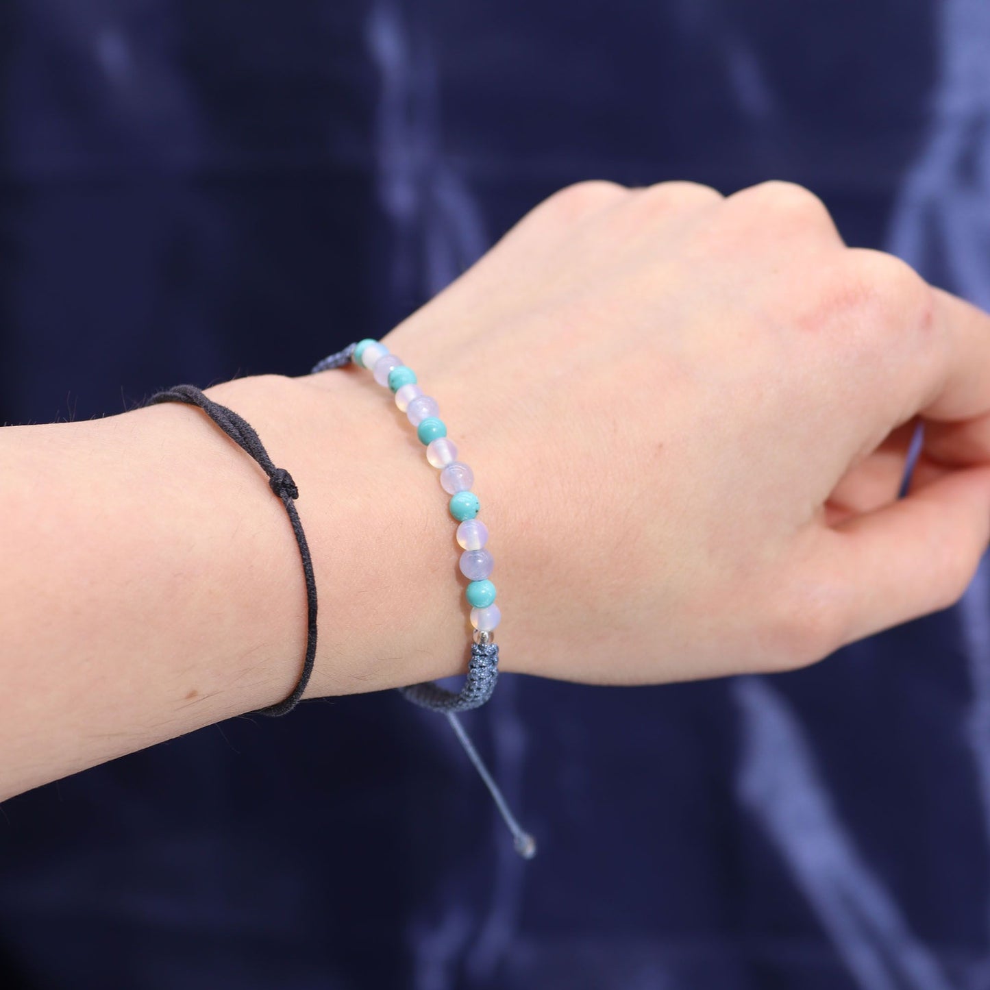 Sternzeichen Kristallkerze & Edelstein-Armband – Fische (Pisces)