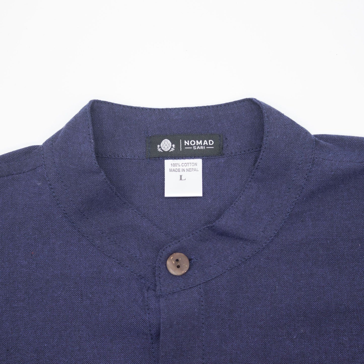 Nomad Sari Kathmandu Shirt – Indigo – Größe M