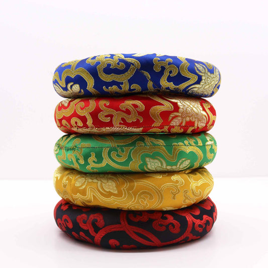 Klangschalen-Ring-Kissen 20cm – Zufällige Farbe (für 22-26cm Klangschalen)