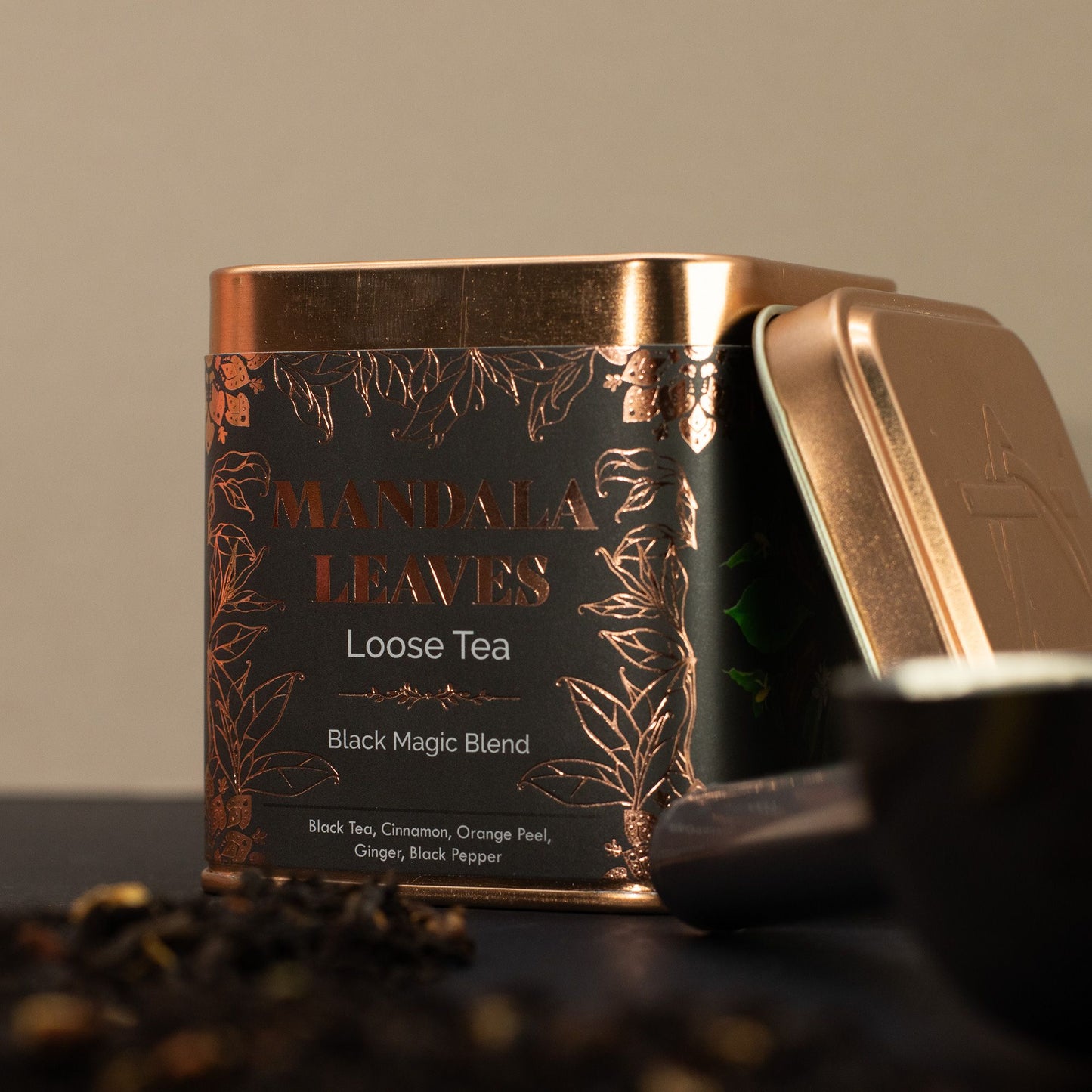 50g Schwarztee – Zimt, Ingwer & Gewürze | Black Magic Blend (Dose)
