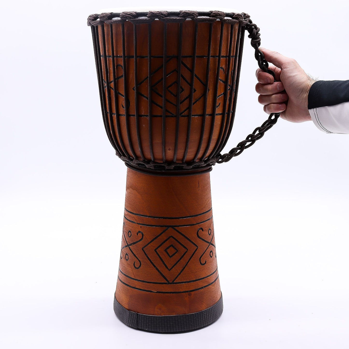 Pro Djembe Trommel Groß – Soul Sound (tief) 50cm / 22cm Ø