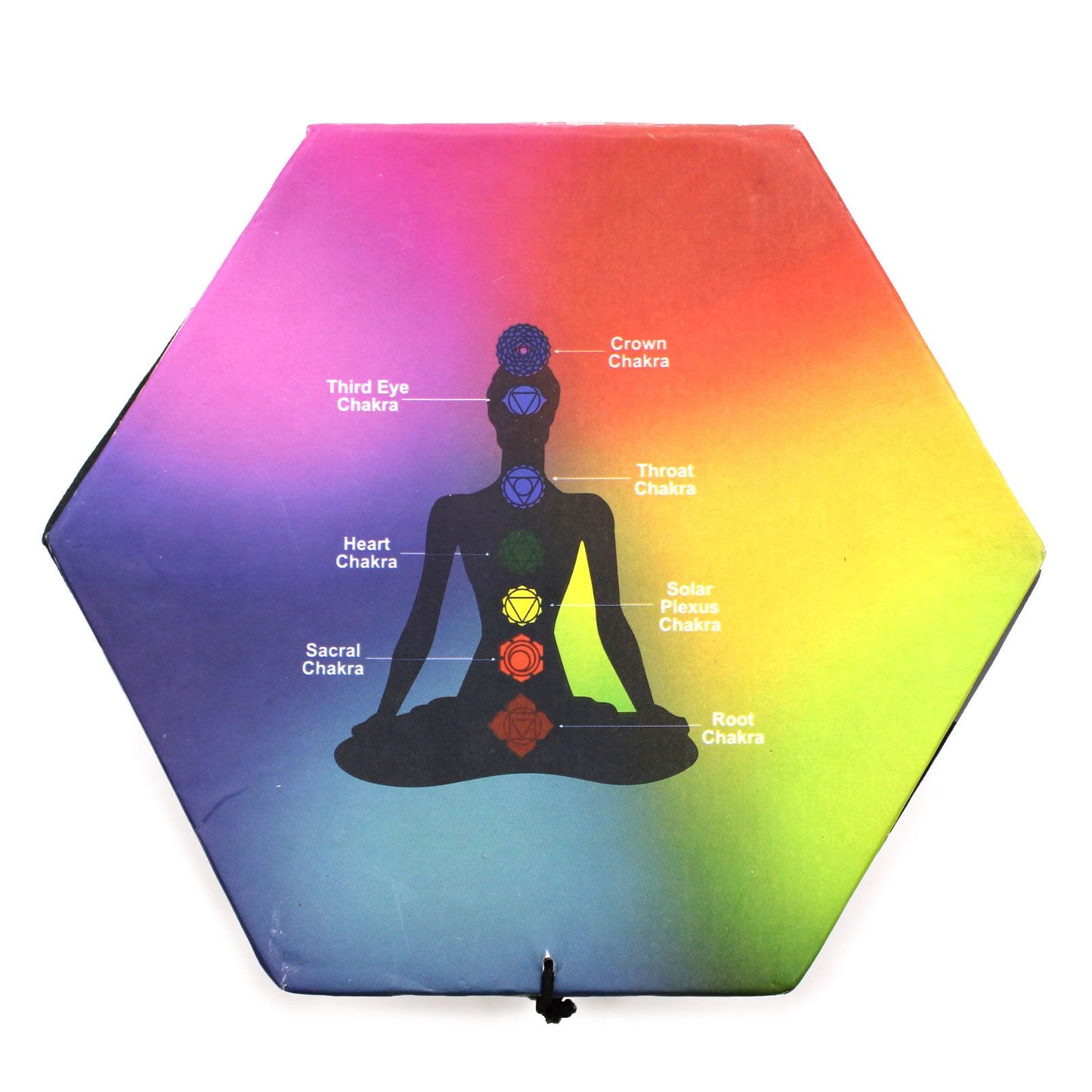 Tibetische Klangschalen-Set Buddha – Schwarz/Orange 10,7cm