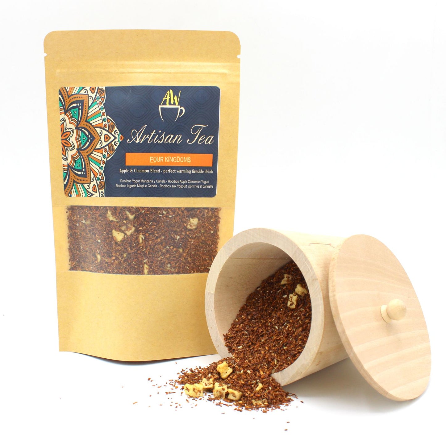 50g Rooibos Tee – Apfel, Zimt & Joghurt | Four Kingdoms