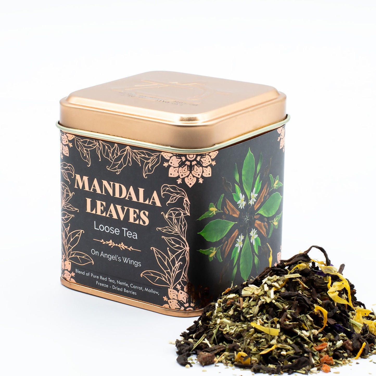 50g Kräuter-Rooibos Tee – Beeren & Blüten | On Angels Wings (Dose)