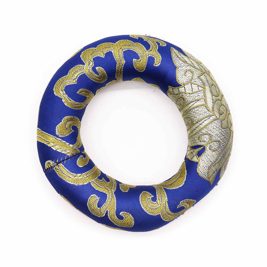 Klangschalen-Ring-Kissen 10cm – Blau (für 12-14cm Klangschalen)