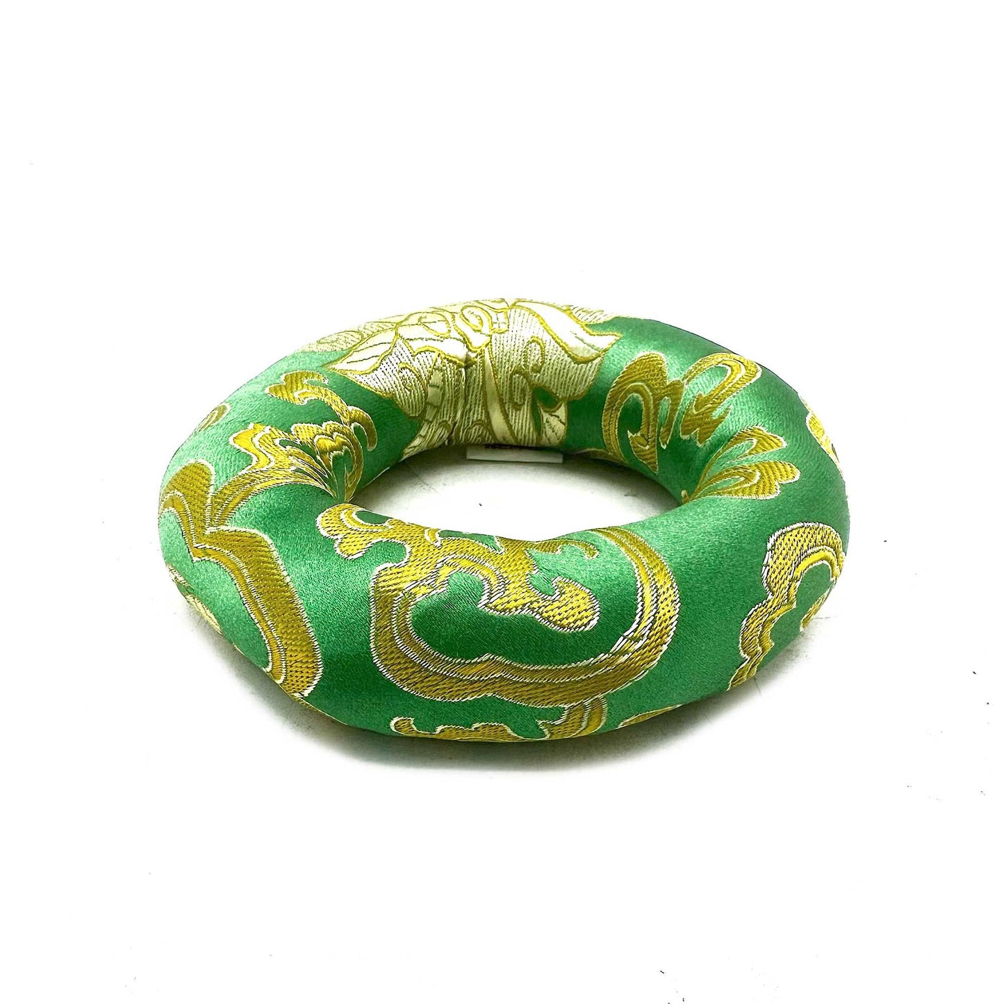 Klangschalen-Ring-Kissen 10cm – Grün (für 12-14cm Klangschalen)