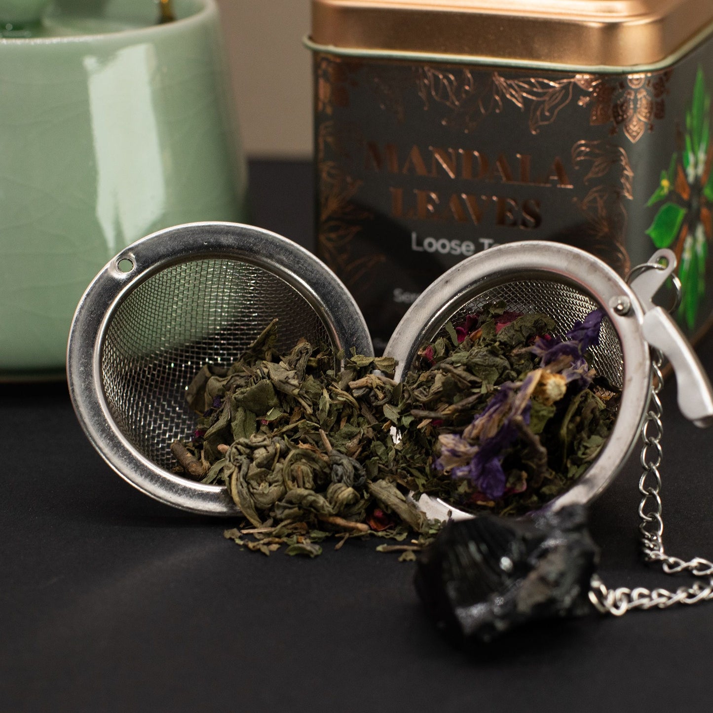 50g Grüntee – Minze & Rose | Serenity Souk Blend (Dose)