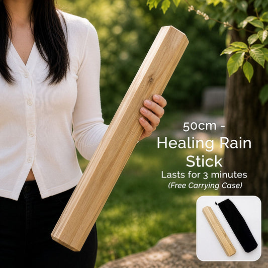 Manglid Holz Rainstick für Sound Healing – 50cm (ca. 3 Minuten)