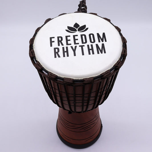Pro Djembe Trommel Groß – Freedom Rhythm (hoch) 50cm / 22cm Ø