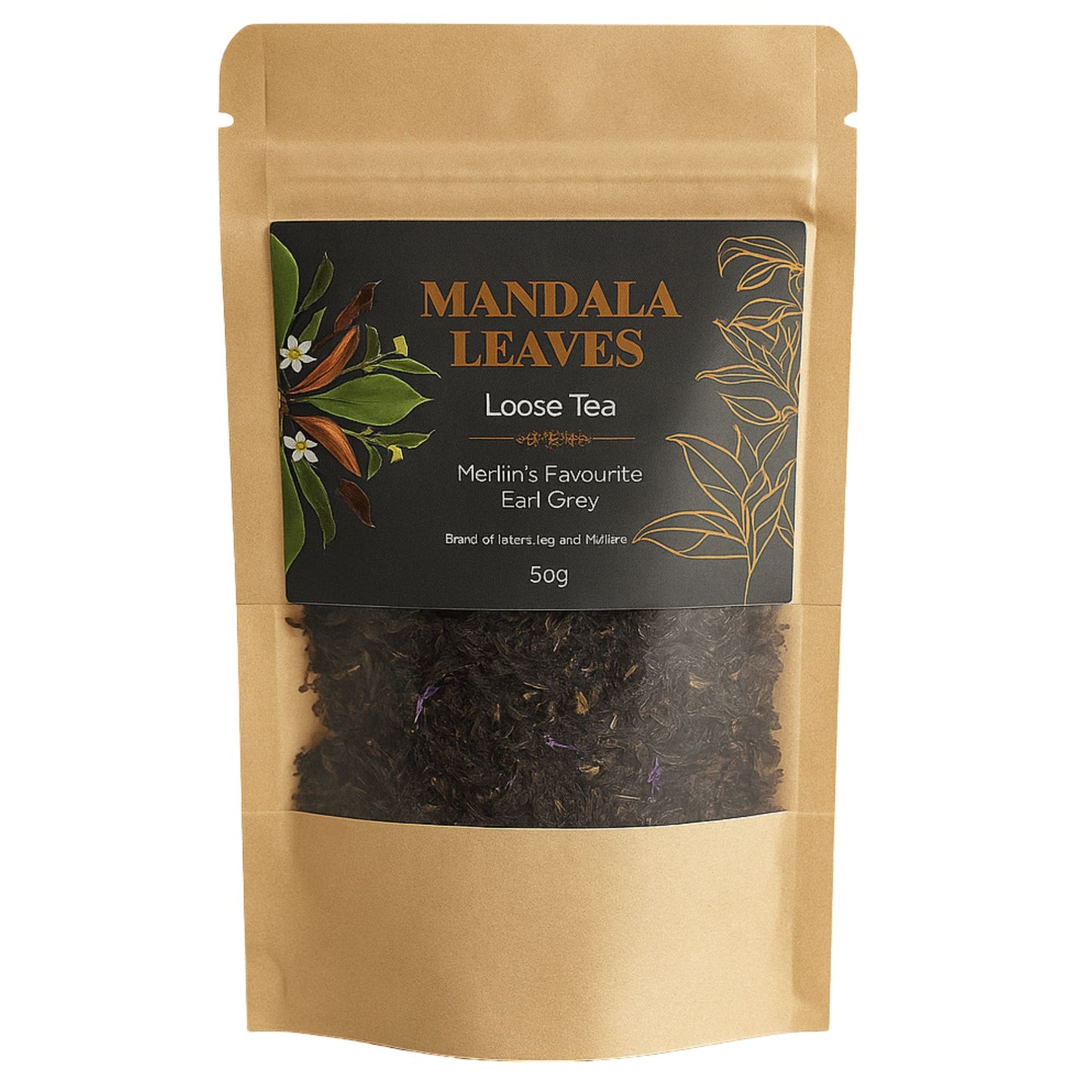 50g Earl Grey Schwarztee – Bergamotte & Eleganz | Merlin's Favorite