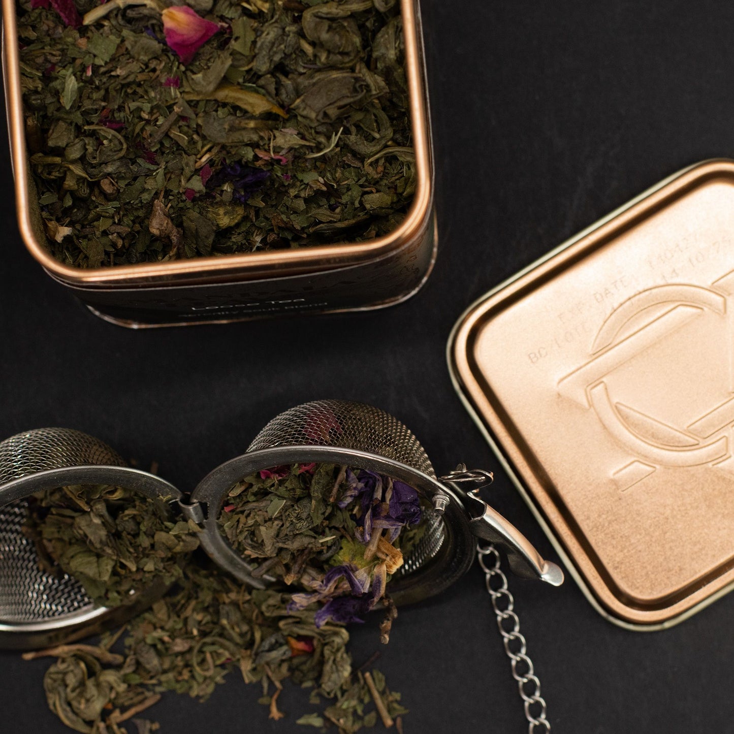 50g Grüntee – Minze & Rose | Serenity Souk Blend (Dose)