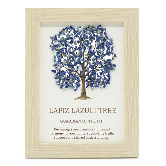 Edelsteinbild Lebensbaum – Lapislazuli | 20x14,7 cm