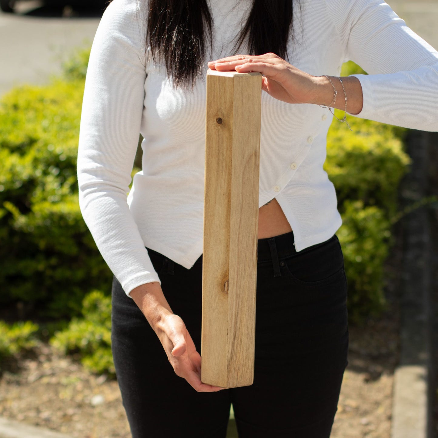 Manglid Holz Rainstick für Sound Healing – 50cm (ca. 3 Minuten)