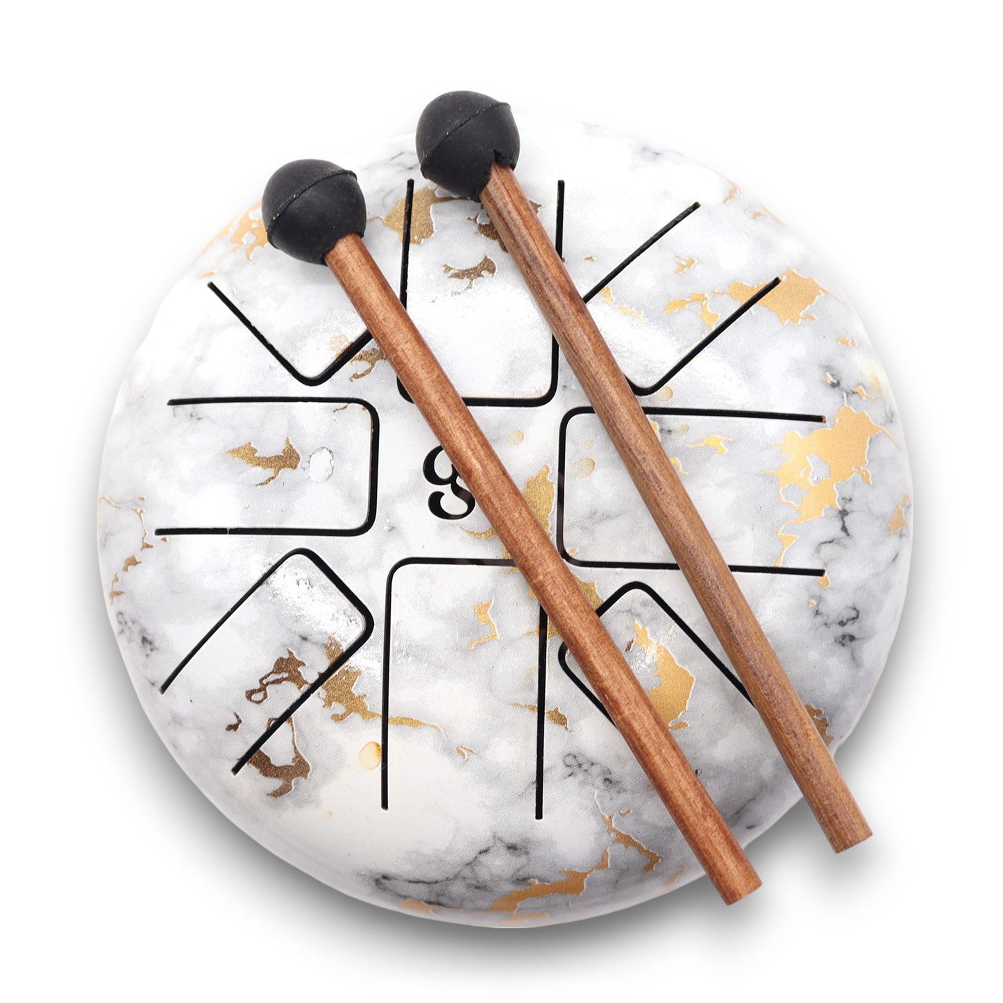 Zungentrommel Marmor 18cm