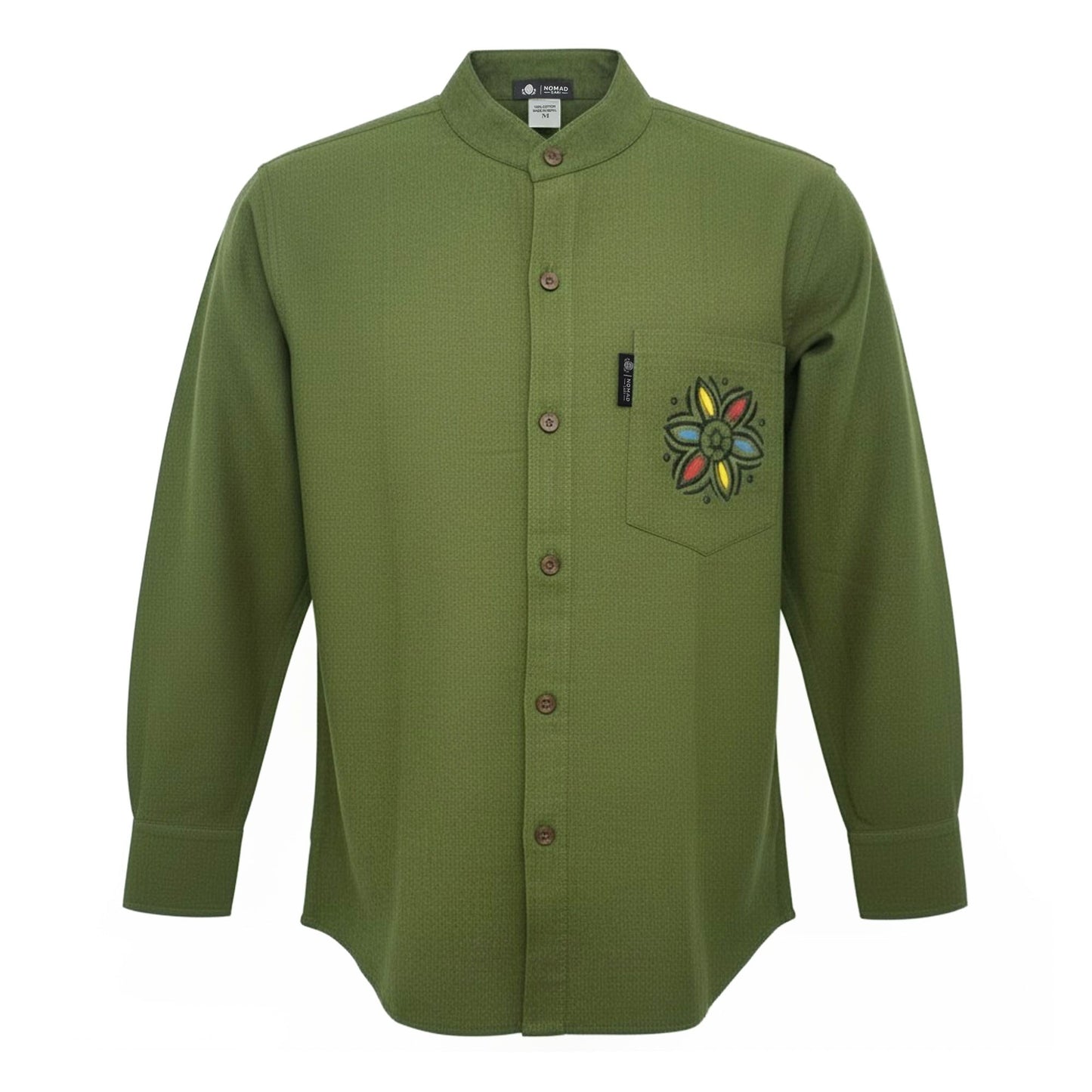 Nomad Sari Kathmandu Shirt – Forest Green – Größe L