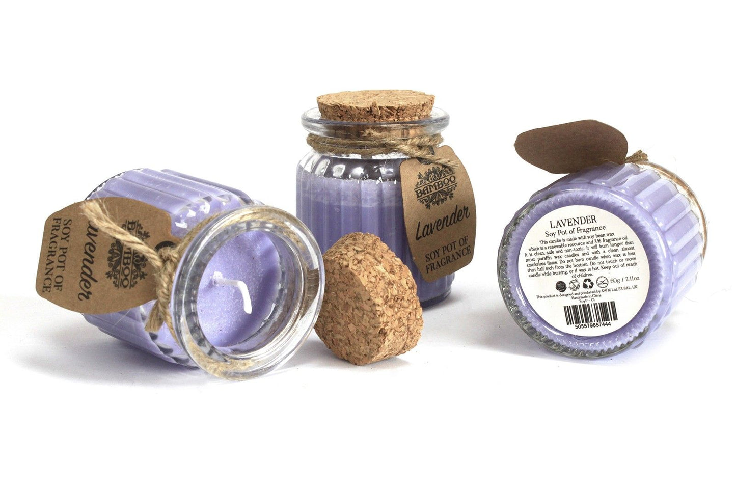 Sojakerze im Glas – Veilchen | Soy Pot of Fragrance