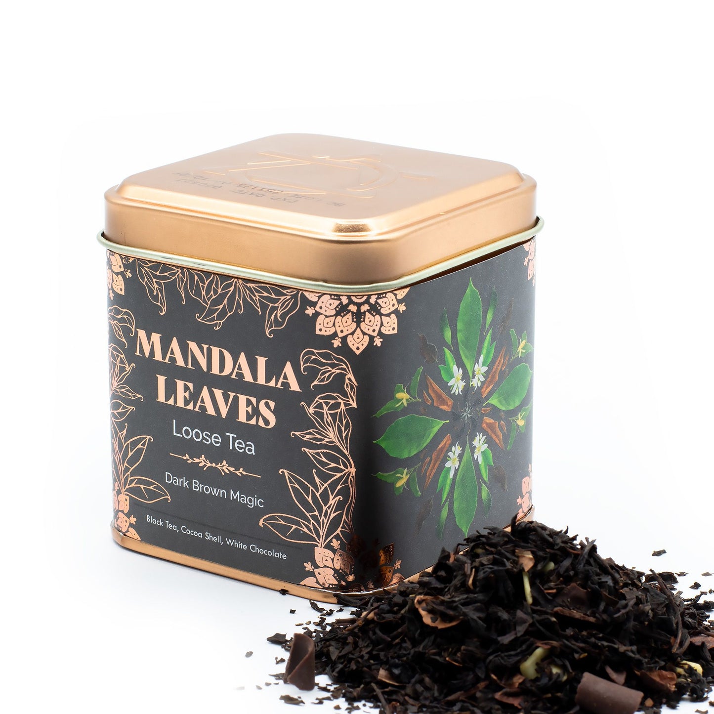 50g Schwarztee – Schokolade & Mandel | Dark Brown Magic (Dose)