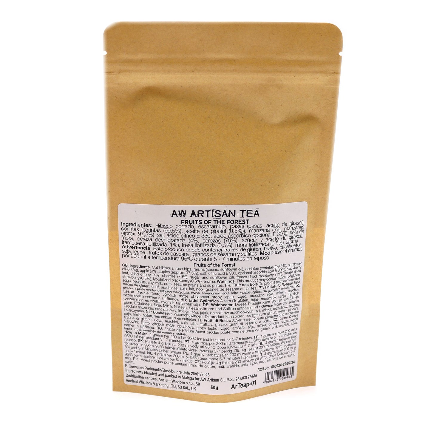 50g Früchtetee – Waldbeeren & Hibiskus | Druid's Forest Blend