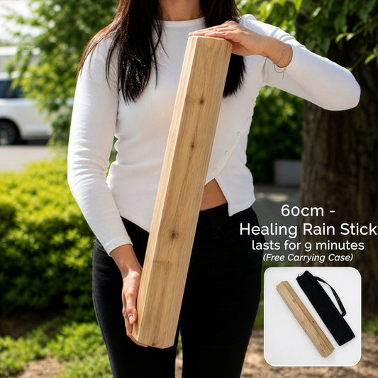 Manglid Holz Rainstick für Sound Healing – 60cm (ca. 9 Minuten)