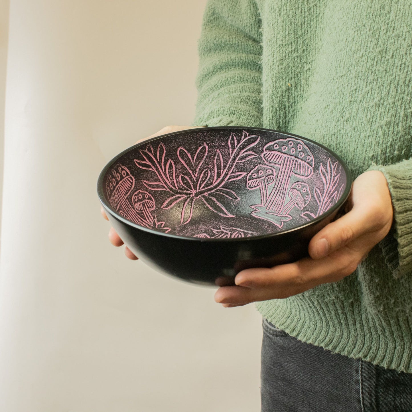 Aluminium Klangschale Magic Mushroom – Rosa 20cm