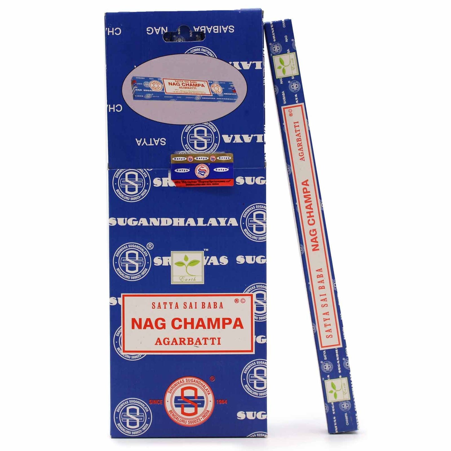 Satya Nagchampa Räucherstäbchen – 10g Kennenlernpackung