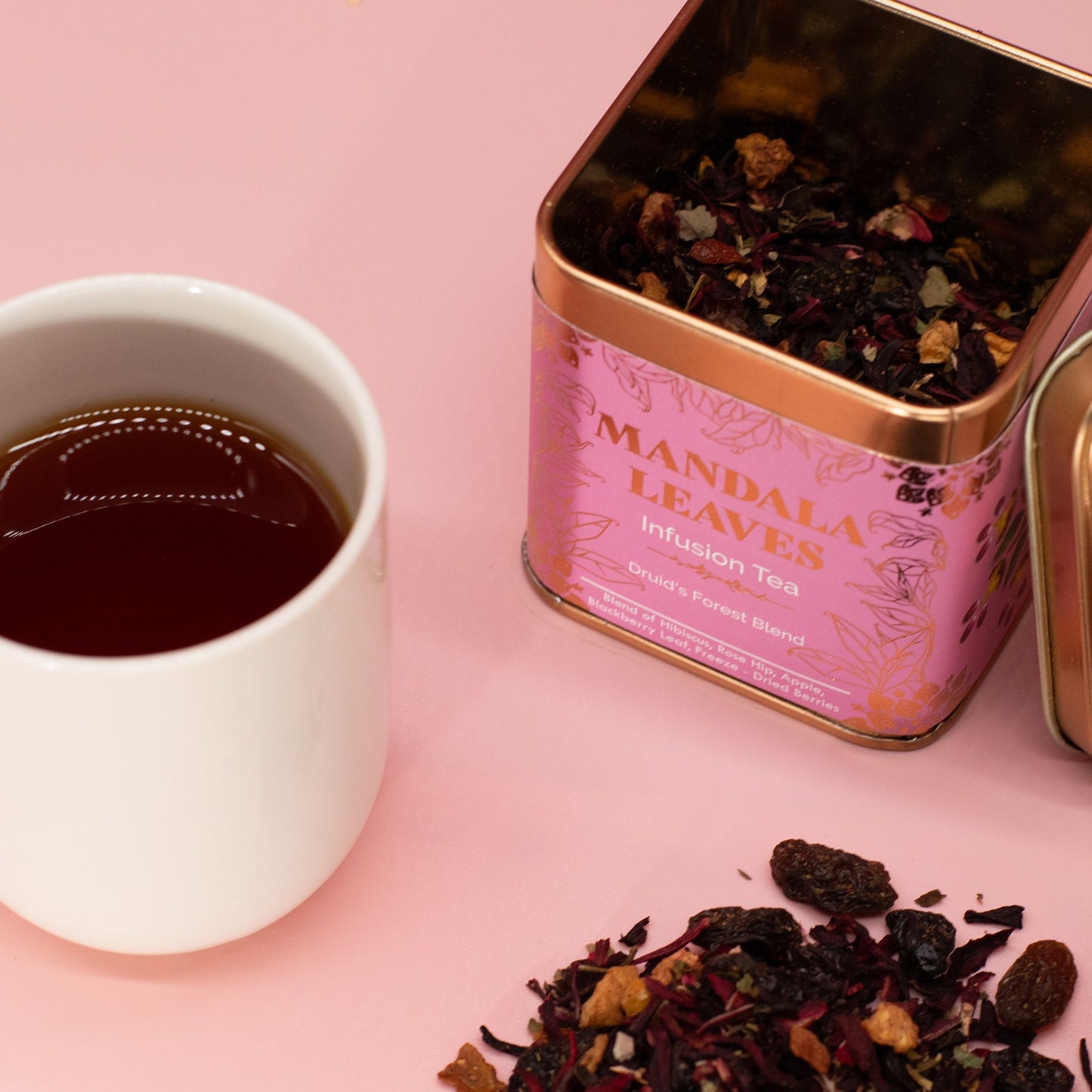 50g Früchtetee – Beeren, Hibiskus & Apfel | Druid's Forest Blend (Dose)