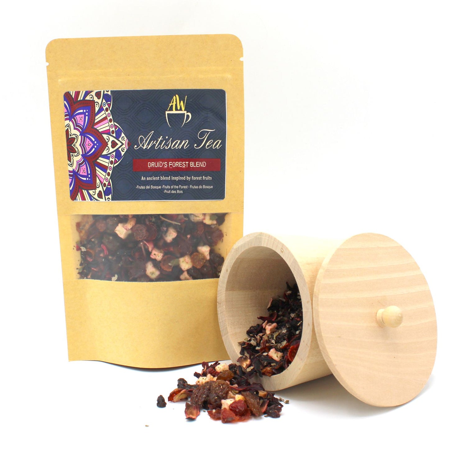 50g Früchtetee – Waldbeeren & Hibiskus | Druid's Forest Blend