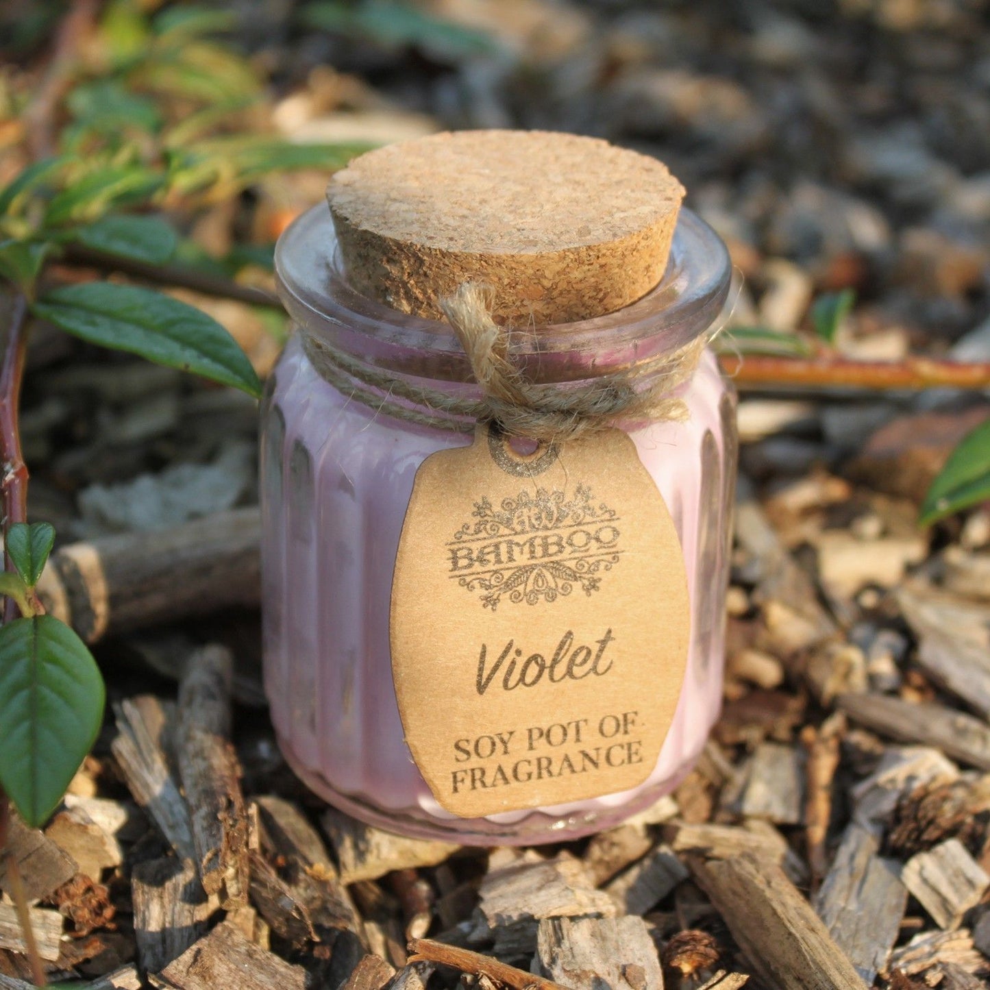 Sojakerze im Glas – Veilchen | Soy Pot of Fragrance