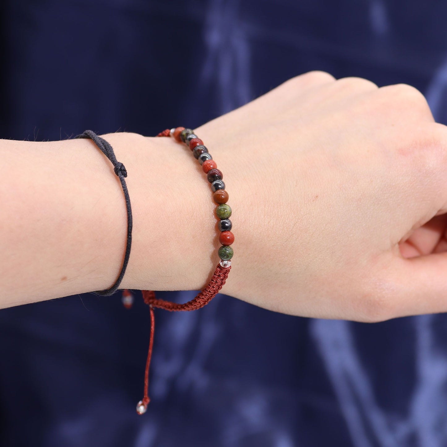 Sternzeichen Kristallkerze & Edelstein-Armband – Widder (Aries)