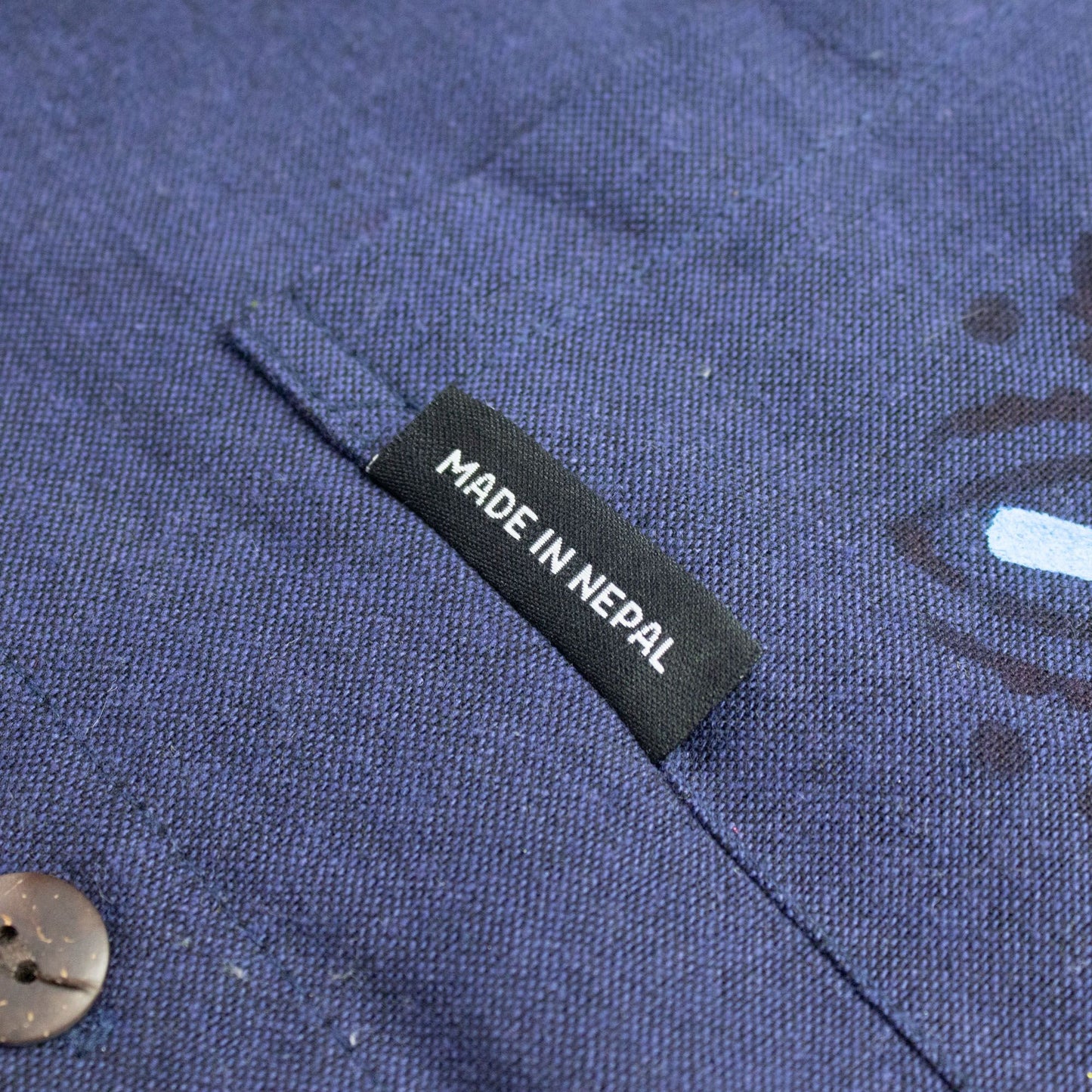 Nomad Sari Kathmandu Shirt – Indigo – Größe M